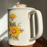 Flower pattern teapot