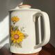 Flower pattern teapot