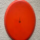 Guzzini orange plate, Ornella Noorda, 1970 design