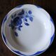 Round hollow plate Corsica Digoin Sarreguemines Blue Art Deco
