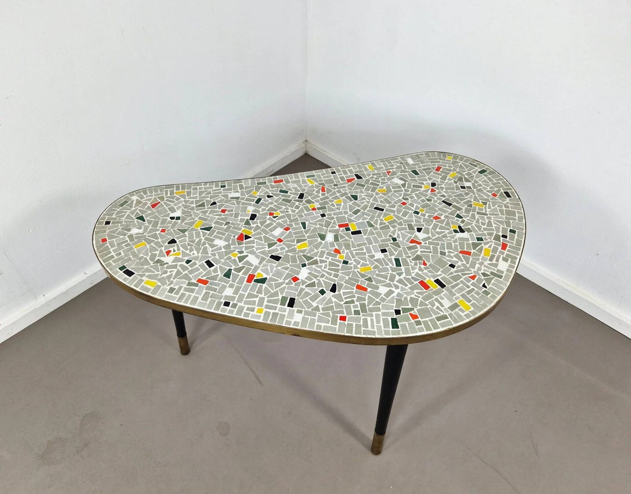 Mid-century mosaic coffee table
