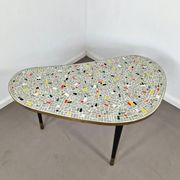 Mid-century mosaic coffee table