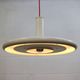 White XL Fog & Morup Optima Pendant Lamp: Hans Due Design, Denmark 1970s
