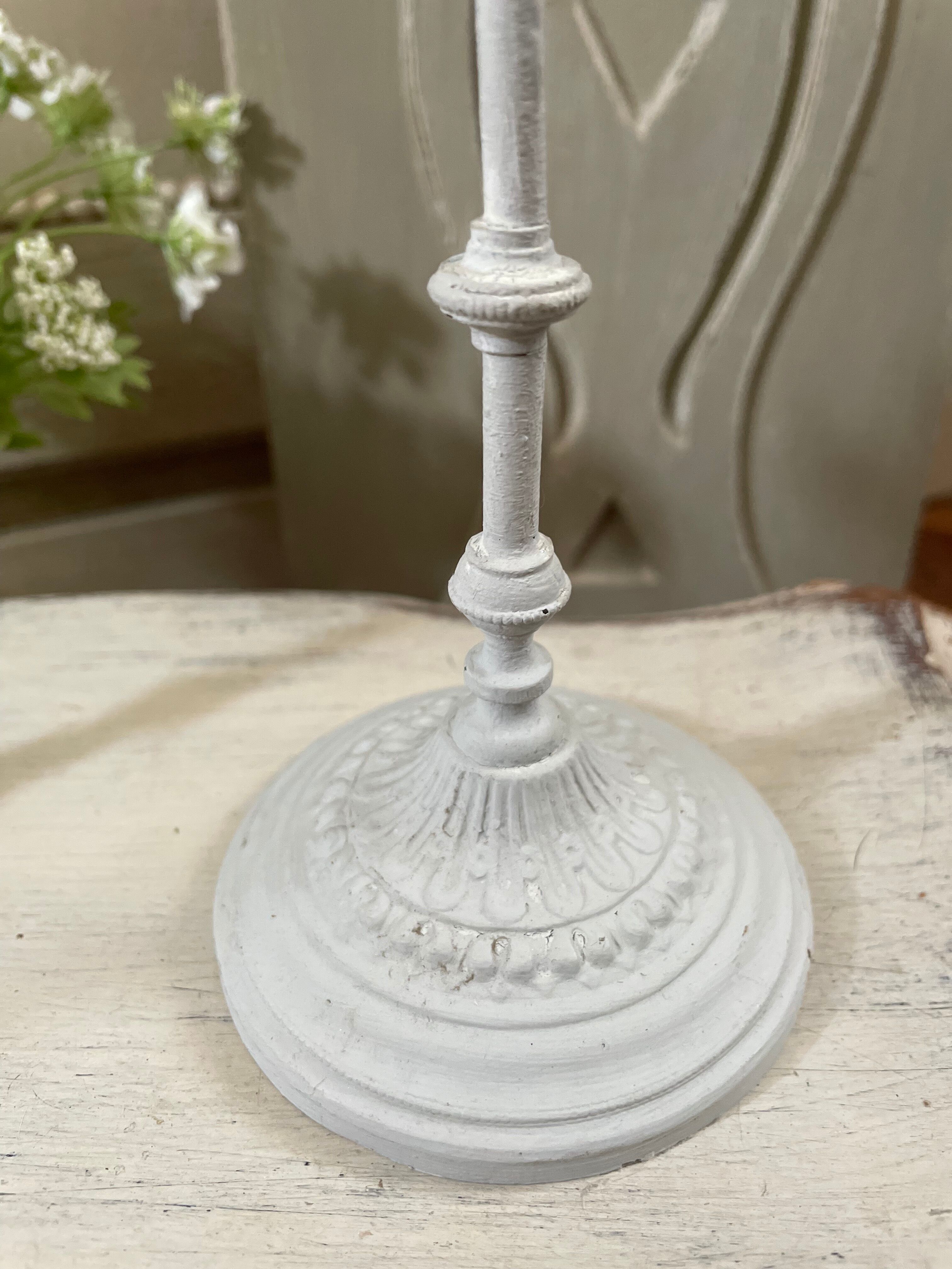 Pair of candle holders 19th century shabby chic