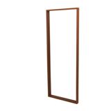 Scandinavian teak mirror, Sweden, 1960, 106cm x 41cm
