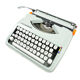 Hermes Baby Cursive green lime maker typewriter