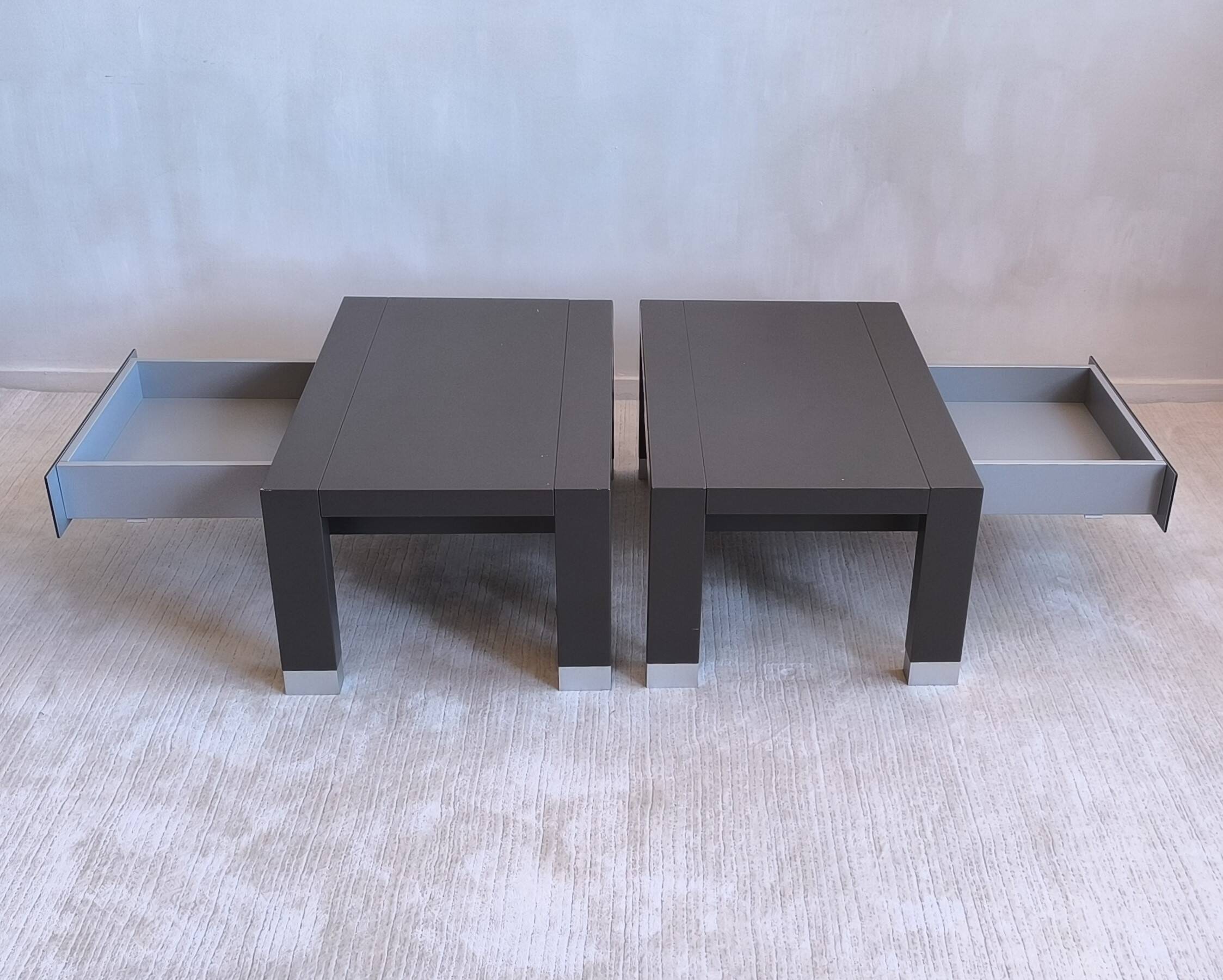 Very beautiful bedside tables lumeo by ligne roset designed by peter maly.