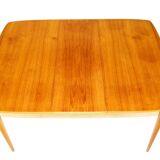 Teak and oak dining table, Sweden, 1950s