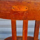 Set of 4 mismatched bistro chairs