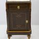 Pair of Liberty Italian Thuja Briar and Pink Portugal Marble Bedside Tables