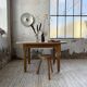 Oval farmhouse table oak 1960