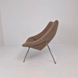 Oyster Chair with Ottoman by Pierre Paulin for Artifort, 1960s