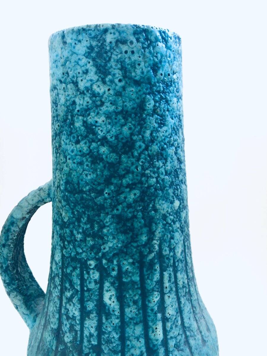 Art Ceramics Sgraffito Handle Vase by Alvino Bagni for Raymor, 1960s