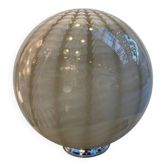 Lampe de table italienne en verre de Murano par SimoEng en brun clair