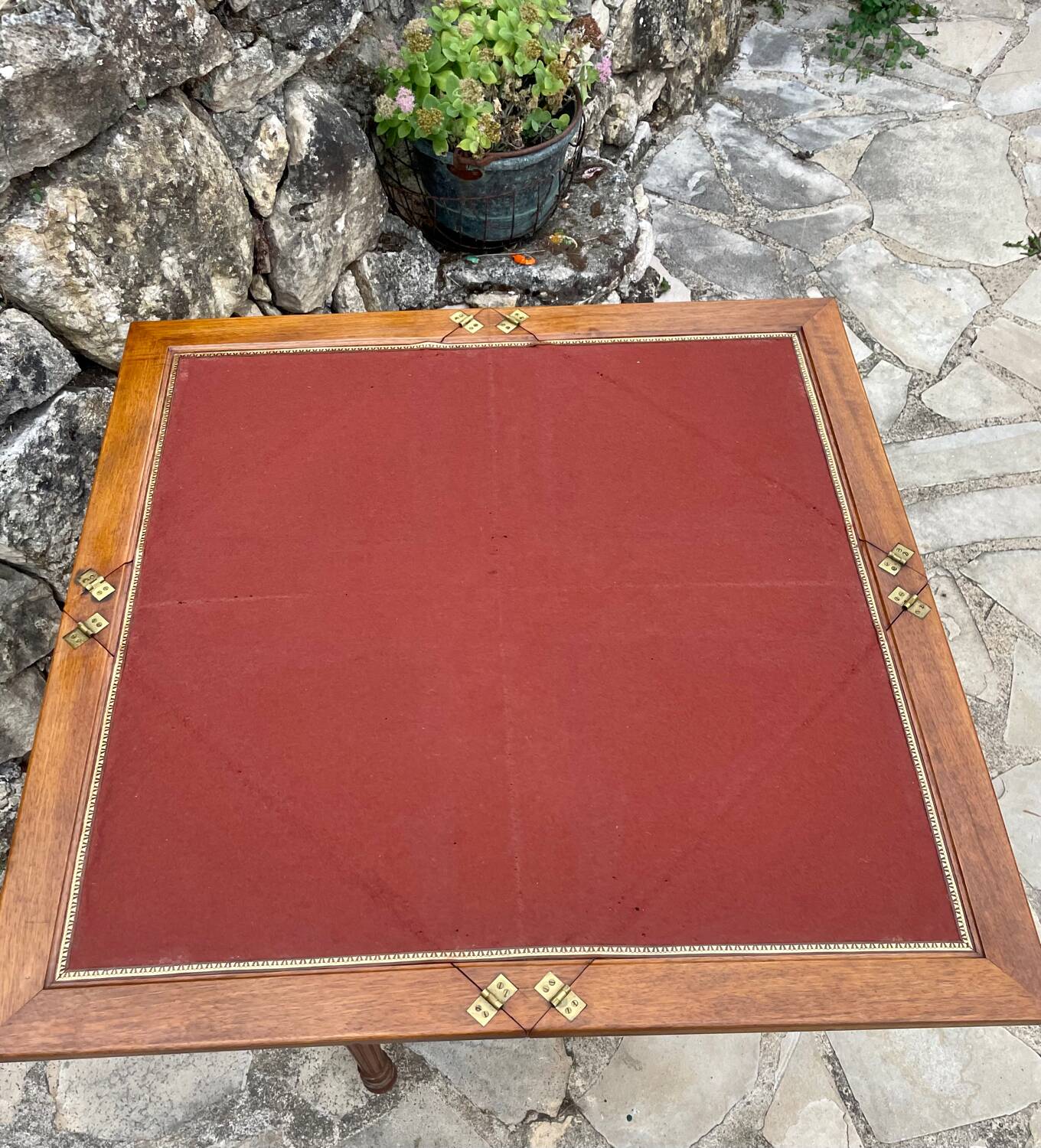 Louis XVI style handkerchief games table