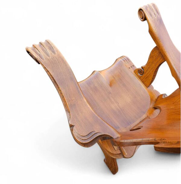 Chaise en chêne Oirschot / Chaise Heer / Chaise Gentleman / Chaise Griffe / Années 1960