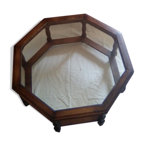 Table basse octogonale avec plateau