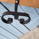 Antique wall coat rack
