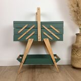 Vintage worker with compass feet revisited