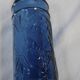 Blue glass bottle