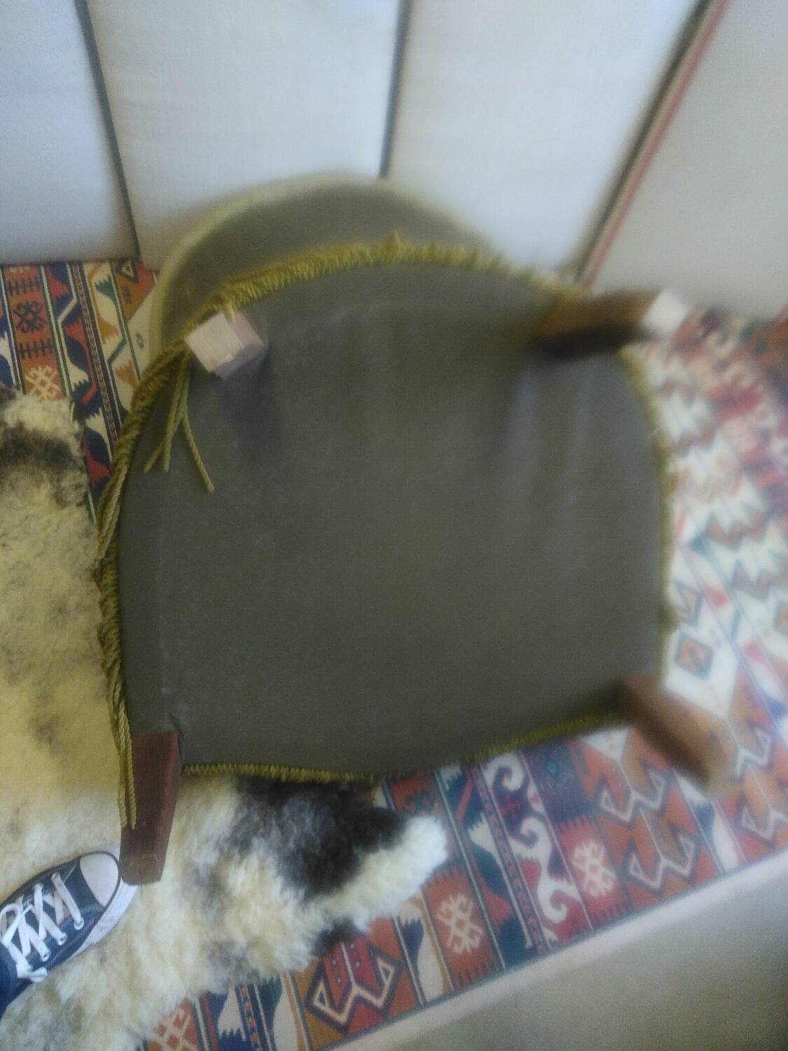 Vintage toad armchair