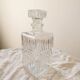 Moulded glass whisky carafe – 1970s
