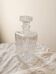 Moulded glass whisky carafe – 1970s
