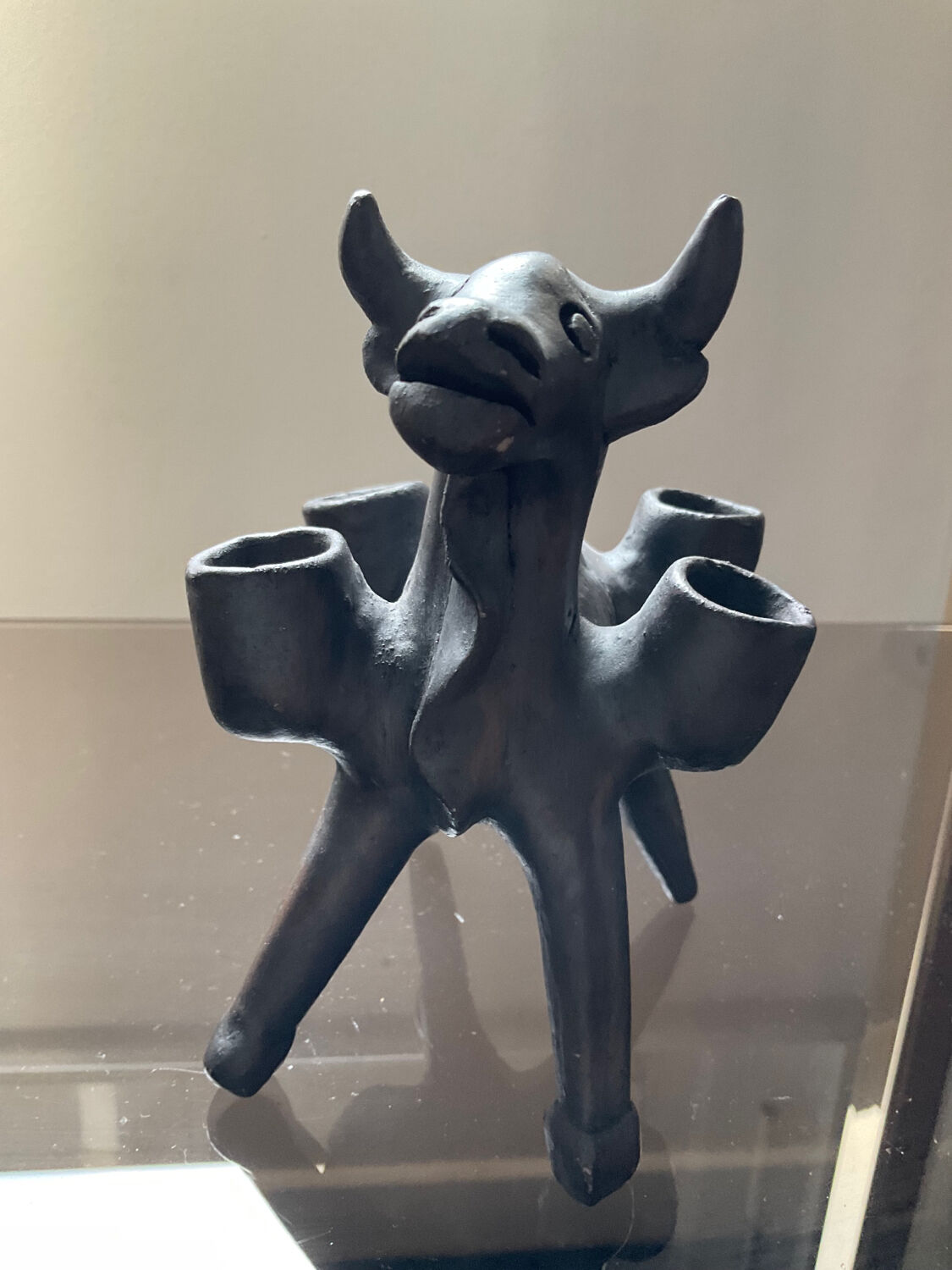 Vintage ceramic candle holder
