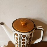Teapot, Boch walnut tiled coffee maker