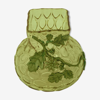 Adorable vintage amber vase