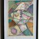 Lithographie originale de Bona, 1990, impression Michel Cassé