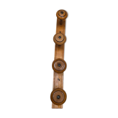 Ancienne patère en bois tourné