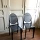 Pair of Victoria Ghost chairs by Philippe Starck for KARTELL