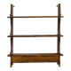 Wall shelf brutalist type