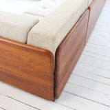 Modular teak corner sofa by Mikael Laursen
