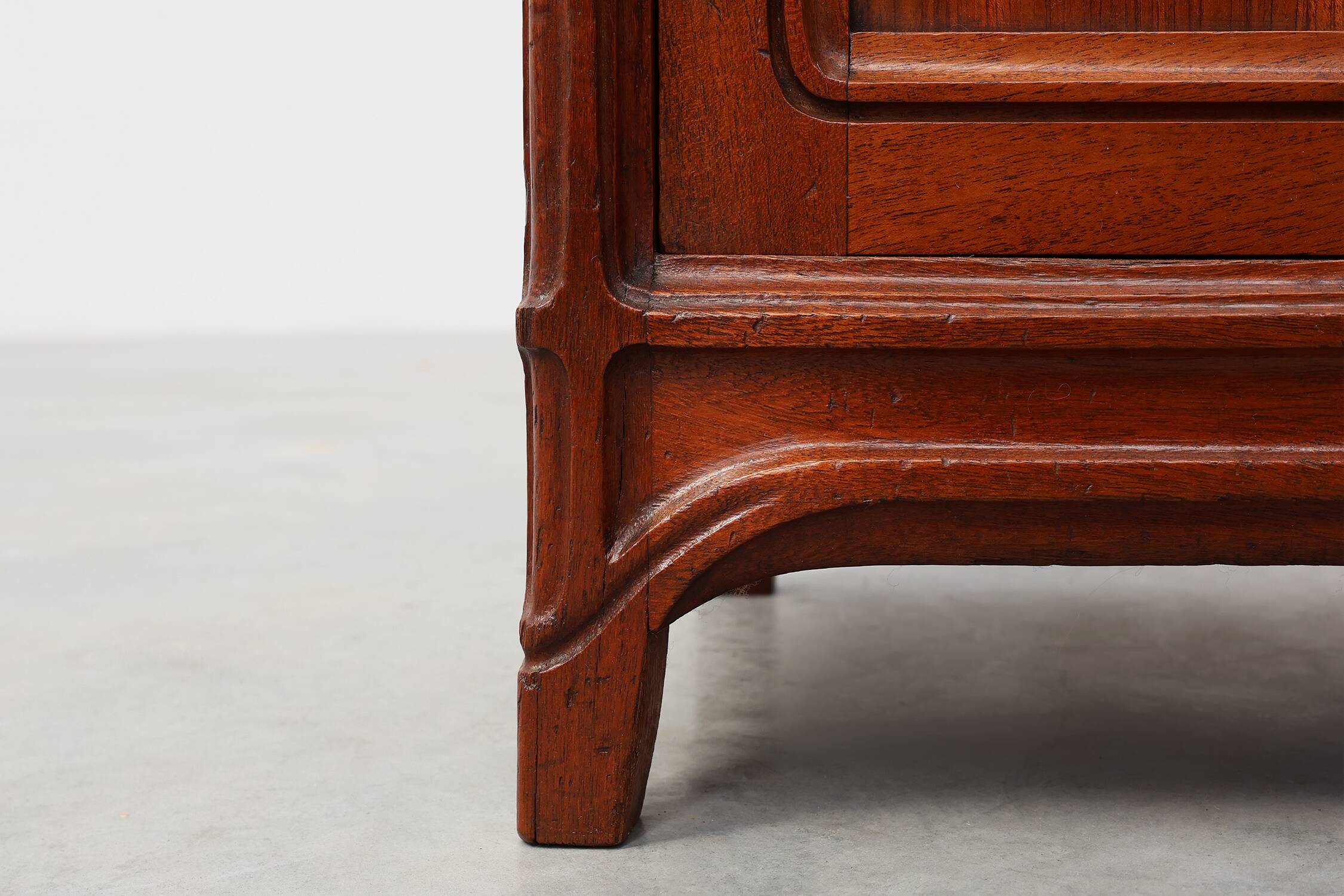 Pair Art Nouveau Nightstands with marble top by Paul Alexandre Dumas, Franc