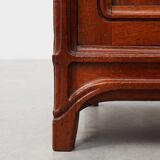 Pair Art Nouveau Nightstands with marble top by Paul Alexandre Dumas, Franc