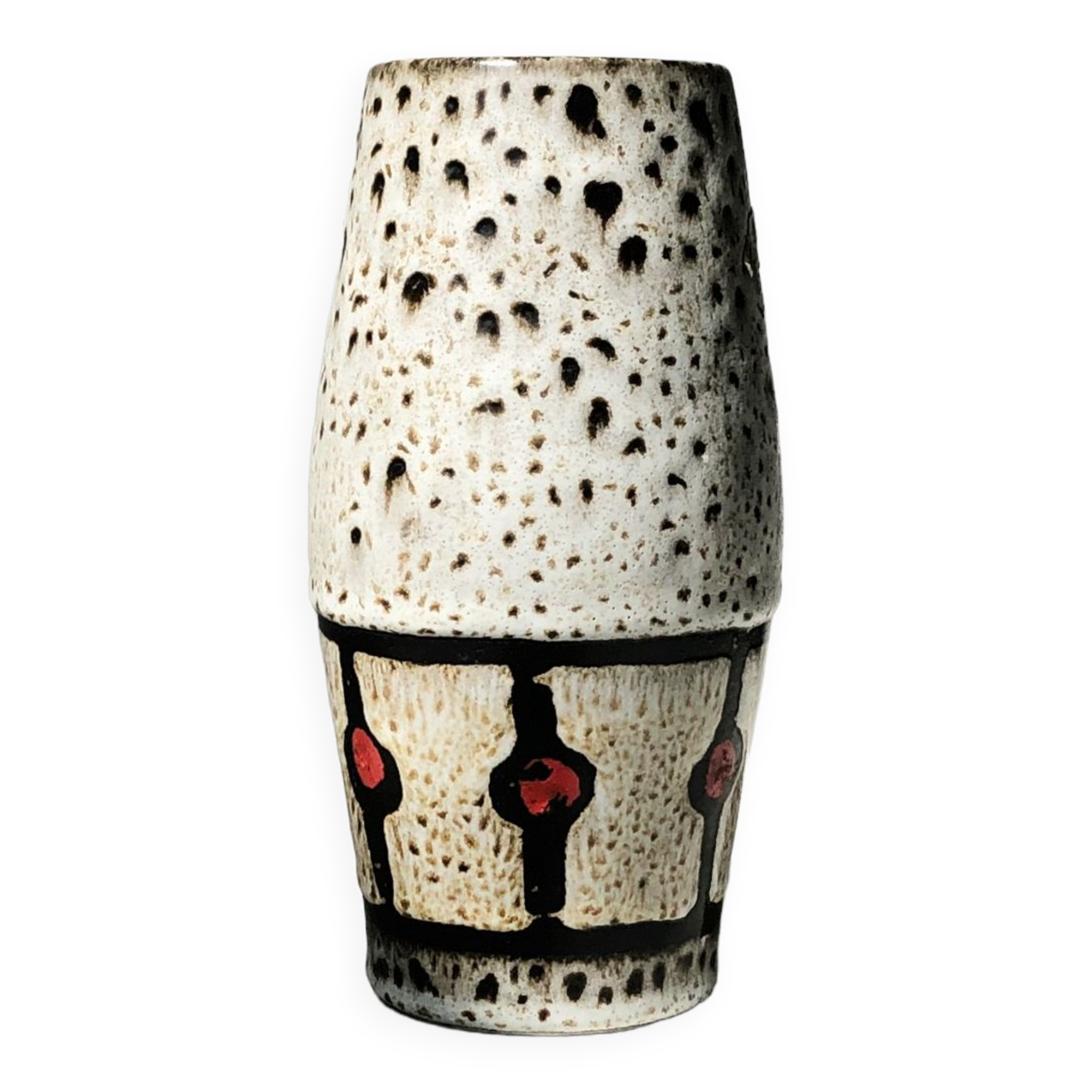 Vase de la collection "Jasba" provenant d'Allemagne de l'Ouest, milieu du siècle, numéroté 173/18.