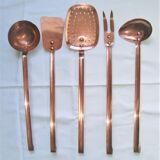 Copper kitchen utensils made in france