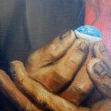 Joko Mullono Painting on canvas - Signed and dated - Bali 1985