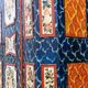Antique hand-painted Baroque chest folk art cabinet dated solid wood Central Europe, 1865