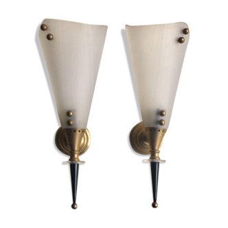 Paire d'appiques 60's