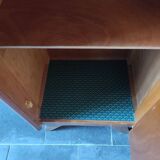 Small wardrobe with compass feet