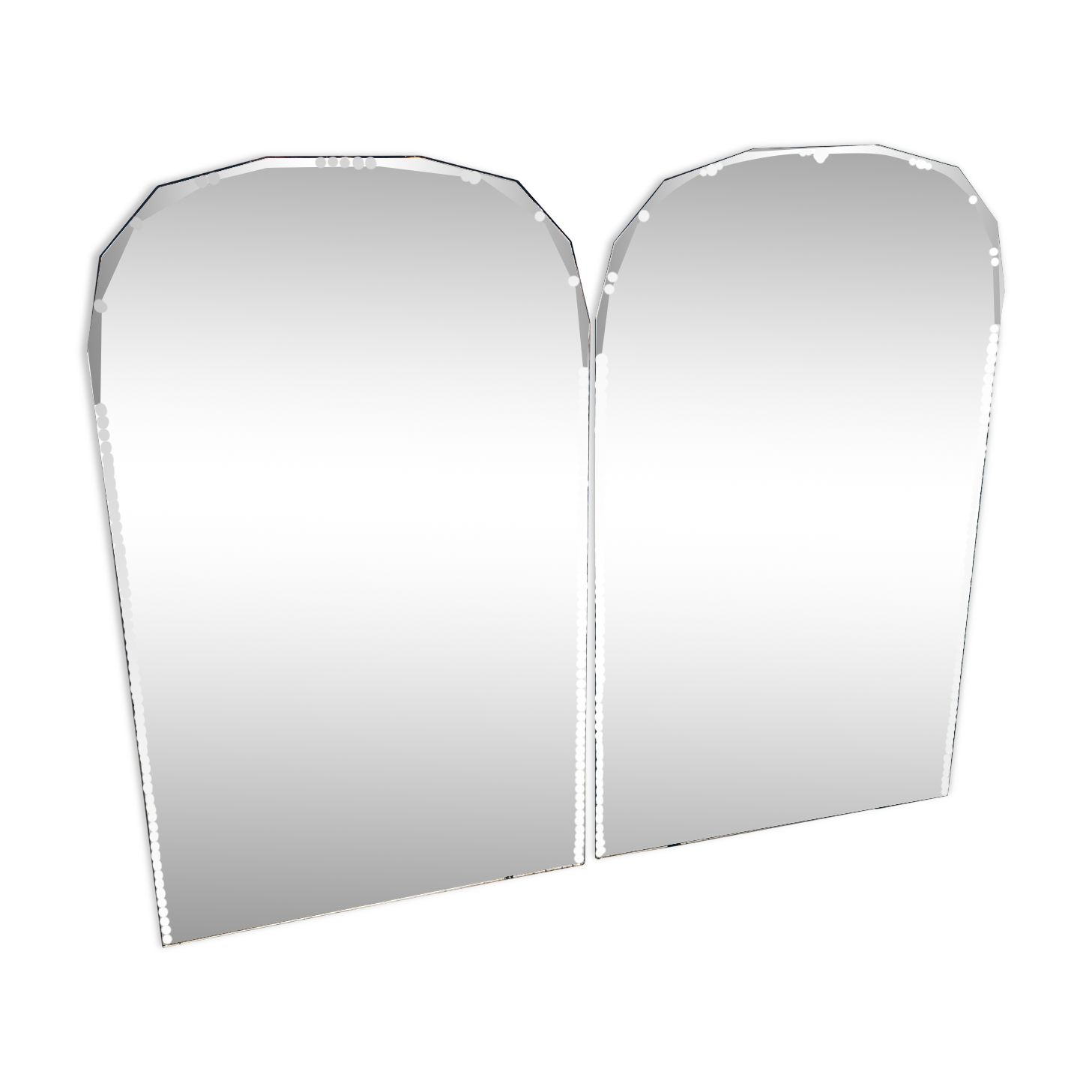 Large bevelled mirrors 72x121cm
