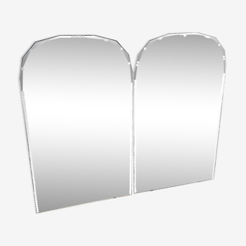 Large bevelled mirrors 72x121cm