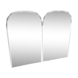 Large bevelled mirrors 72x121cm