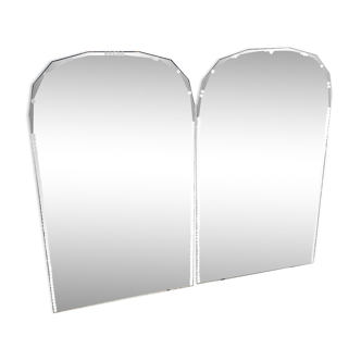 Large bevelled mirrors 72x121cm