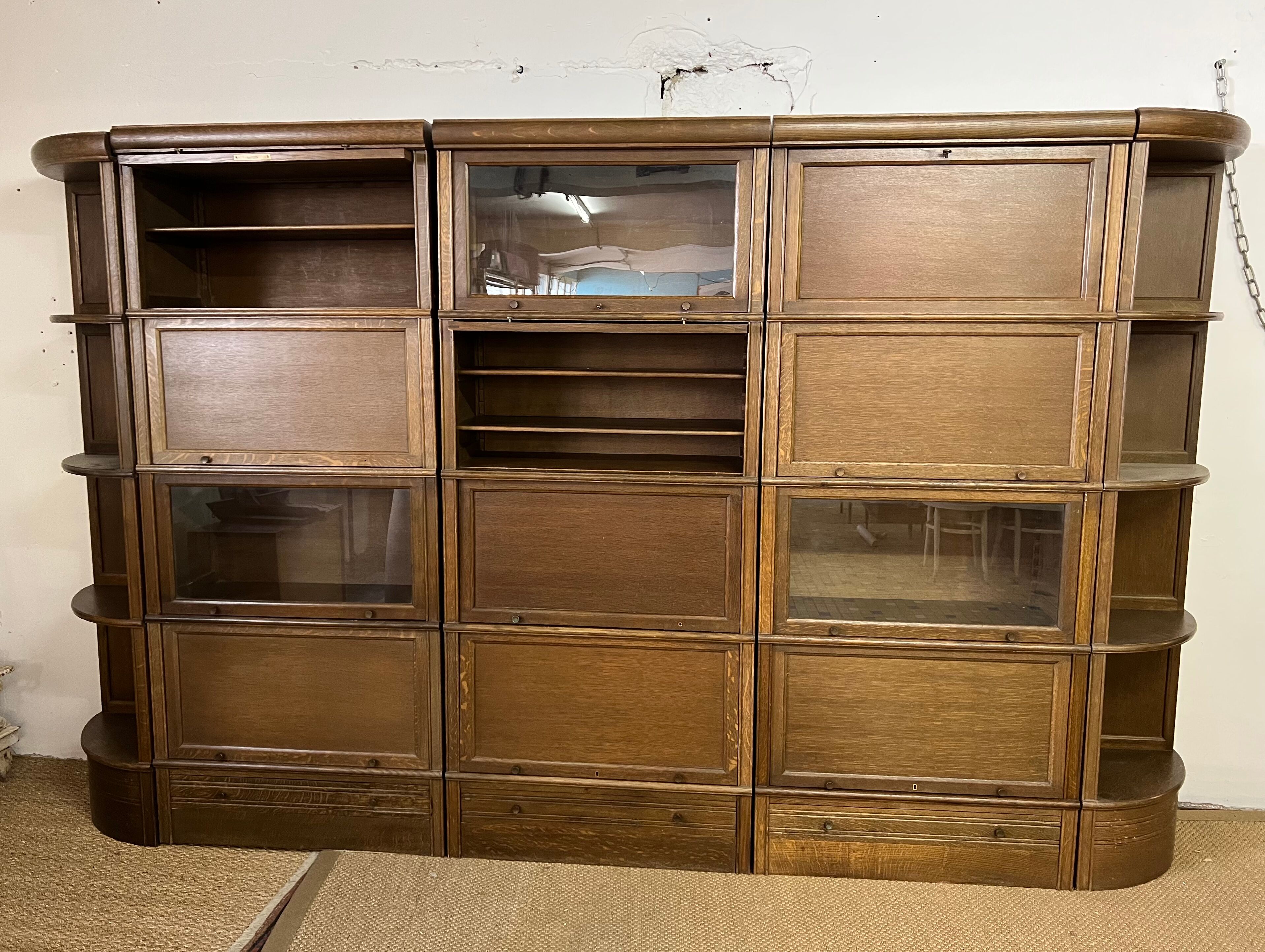 Modular library cabinet MD