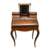 Secrétaire abattant style louis XV avec compartiment secret