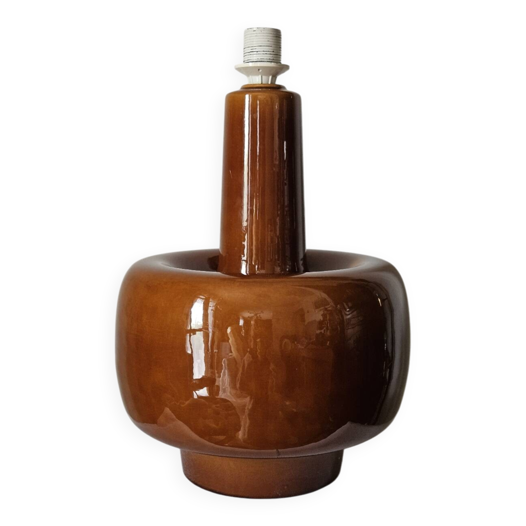 Vintage spinning top lamp base